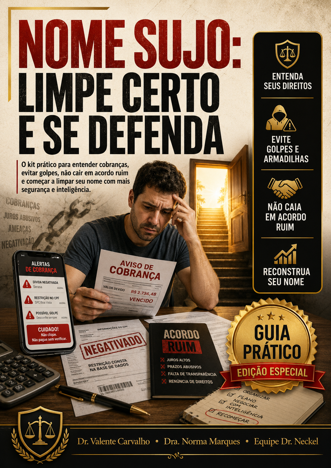 Capa do guia Nome Sujo: Limpe Certo e Se Defenda