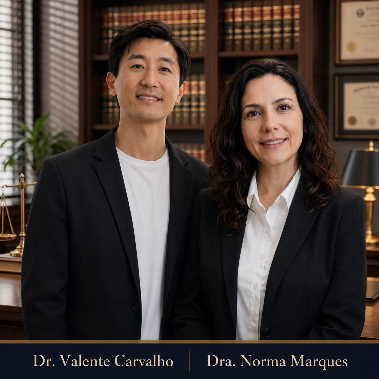 Dr. Valente Carvalho e Dra. Norma Marques